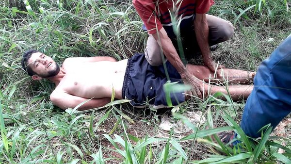 Vecinos de Minga Guazú persiguen y atrapan a delincuente
