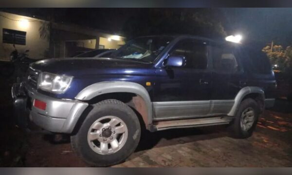 Tatacho quiso huir de control volai y cayó a una cuneta