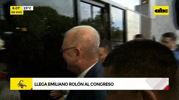 Video: llega Emiliano Rolón al congreso - ABC Noticias - ABC Color
