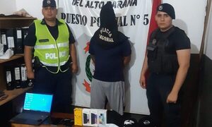 Detienen a hombre y recuperan objetos robados