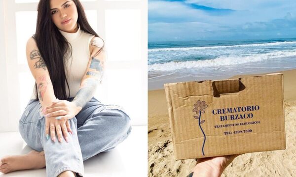 Influencer paraguaya cumplió la promesa a su mamá de dejarla para siempre en el mar