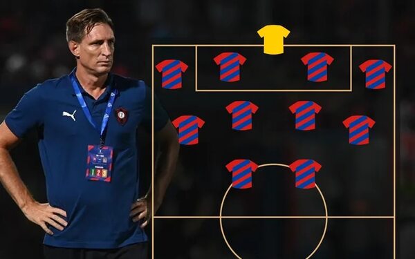 Facundo Sava y el once de Cerro Porteño con el regreso de Jean - Cerro Porteño - ABC Color