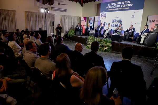 Efraín Alegre promete inversiones en obras públicas y seguridad jurídica a constructores - Política - ABC Color