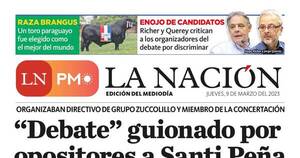 La Nación / LN PM: edición mediodía del 9 de marzo