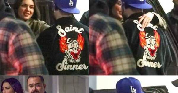 La Nación / ¡Pillados! Bad Bunny y Kendall Jenner, a los besos en un estacionamiento