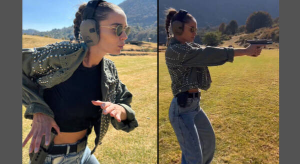 [VIDEO] Miss demostró que es una mujer de ¡armas tomar!