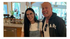 Demi Moore se mudó con Bruce Willis para cuidarlo de su demencia