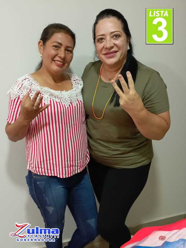 Candidata de Frente Guasu Ñemongueta apoya a Zulma Icassatti para Gobernadora de Amambay
