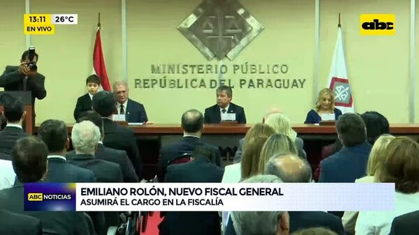 Video: Emiliano Rolón, nuevo fiscal general - ABC Noticias - ABC Color
