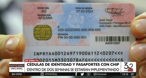 Pasaportes y cédulas con chip serán implementadas en unas semanas - Unicanal