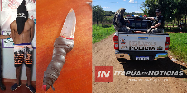 DISCUSIÓN ENTRE ADICTOS TERMINÓ CON UN APUÑALADO QUE CASI MUERE DESANGRADO - Itapúa Noticias