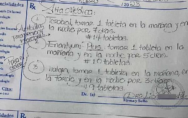 Médica con linda caligrafía causa furor en Twitter – Prensa 5