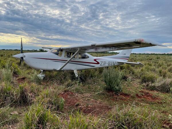 Avioneta robada apareció en una estancia de Concepción | 1000 Noticias