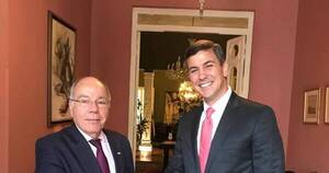 La Nación / Peña conversó con canciller de Brasil sobre intercambio económico e inversiones