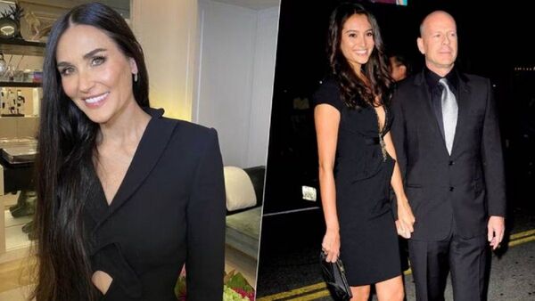 Esposa de Bruce Willis desmiente que Demi Moore se haya mudado con ellos