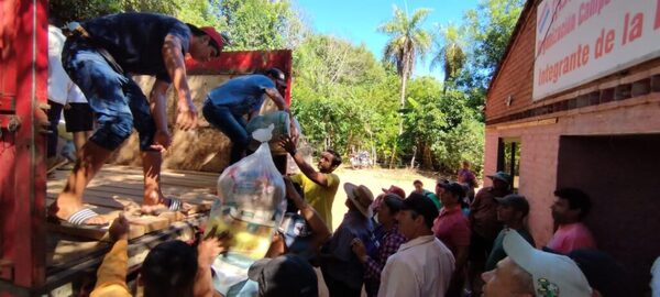 Organización campesina de Misiones recibieron víveres