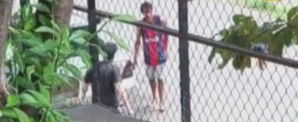 Denuncian pelea a cuchillazos frente al colegio Paraguay - Brasil - C9N