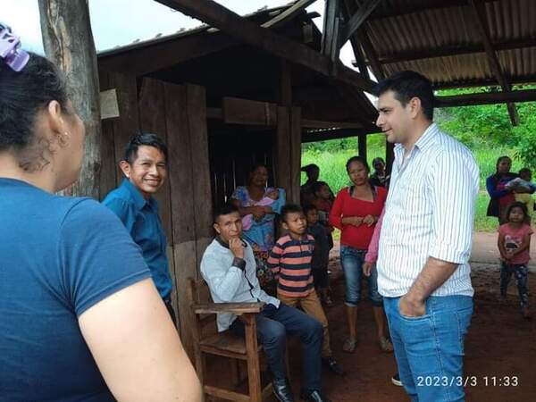 César Ocampos intensifica trabajos en comunidades de Zanja Pytá