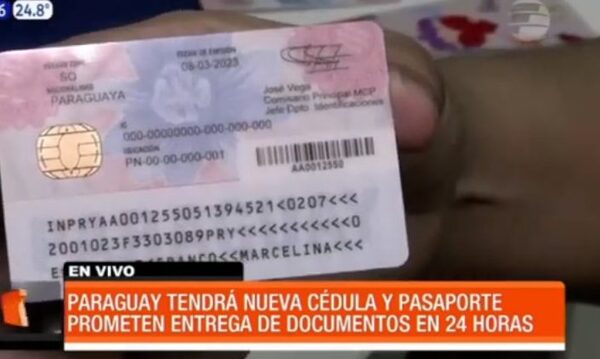 Nuevas cédulas y pasaportes paraguayos tendrán un chip | Telefuturo