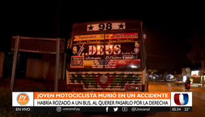 Joven motociclista muere en Capiatá - Unicanal