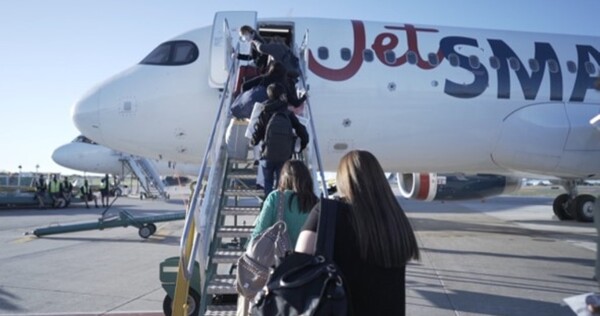 JetSMART realizó sus primeros 100 vuelos en Paraguay