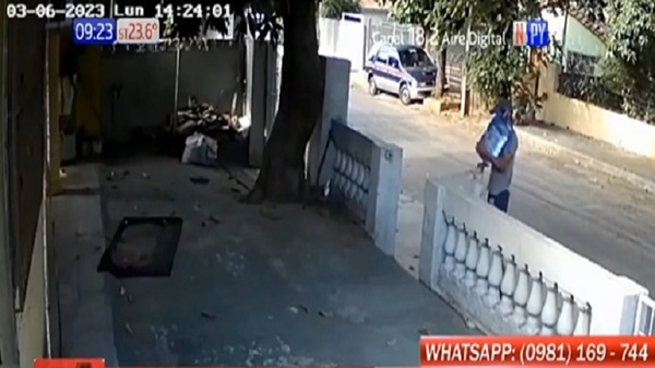 Delincuencia descarada: Roban hasta el agua - Noticias Paraguay