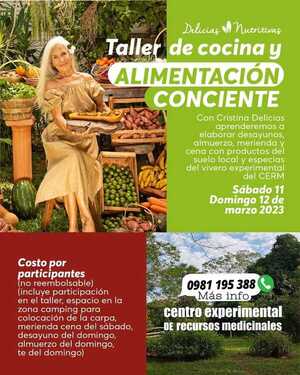 Invitan a participar de taller de cocina y alimentación conciente a realizarse en Itacurubí - .::Agencia IP::.