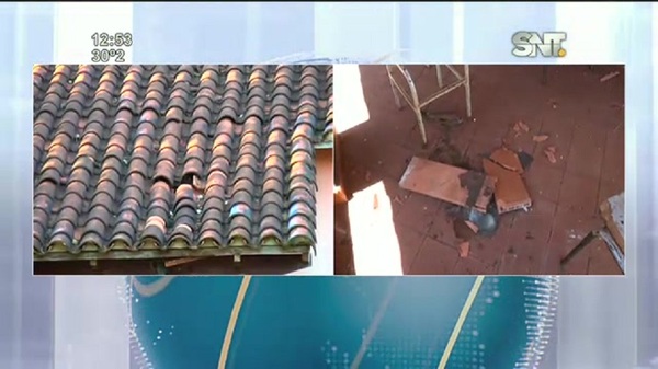 ¡Un enorme susto!: Cayó el techo de una escuela - SNT