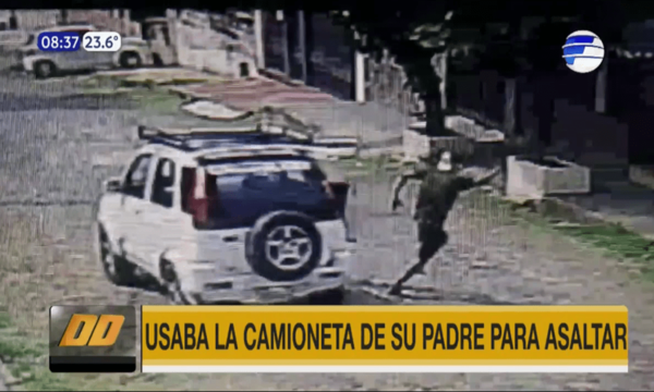 Usaba la camioneta de su padre para asaltar | Telefuturo