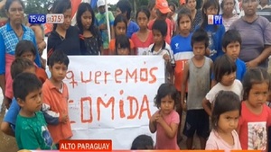 Tristeza total: Comunidad indígena ruega por comida a la SEN - Noticias Paraguay