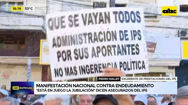 Video: Manifestación nacional contra endeudamiento - ABC Noticias - ABC Color
