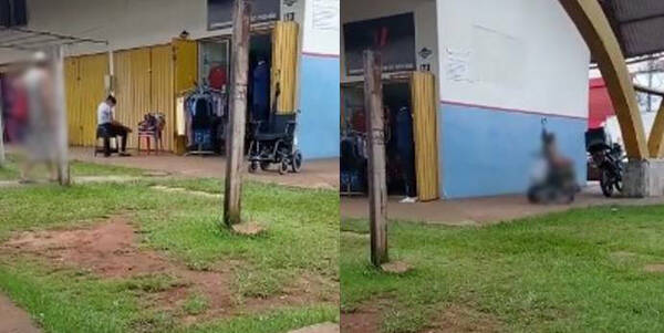 Abuelita que pedía limosna en sillas de rueda fue filmada caminando
