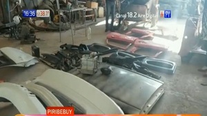 Piribebuy: Allanan desarmadero donde iban a parar vehículos robados - Noticias Paraguay