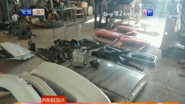 Piribebuy: Allanan desarmadero donde iban a parar vehículos robados - Noticias Paraguay