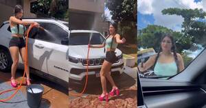 La Nación / Laurys Dyva: “Misamores, ¿querés que limpie tu auto o tu moto?”