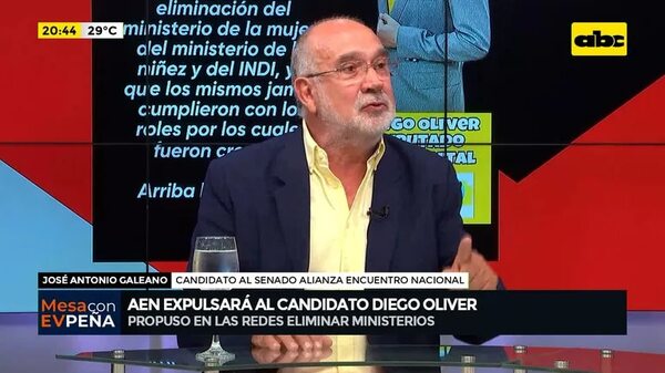 Video: AEN expulsará al candidato Diego Oliver - Mesa de Periodistas - ABC Color