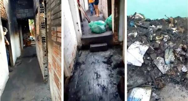 Familia perdió todo en incendio y pide ayuda a la ciudadanía