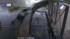 Calamitoso estado de la ruta en zona de 4 Mojones - Noticias Paraguay