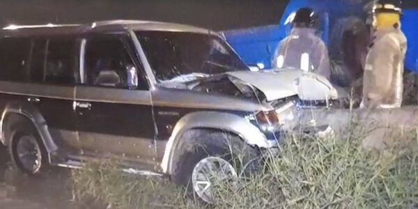 Policía muere tras chocar contra un muro en Mariano Roque Alonso