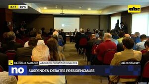 Video: suspenden debates presidenciales - no tiene nombre - ABC Color