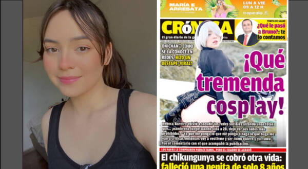 El piropazo que le hizo "Onichan" a su portada hot en Crónica