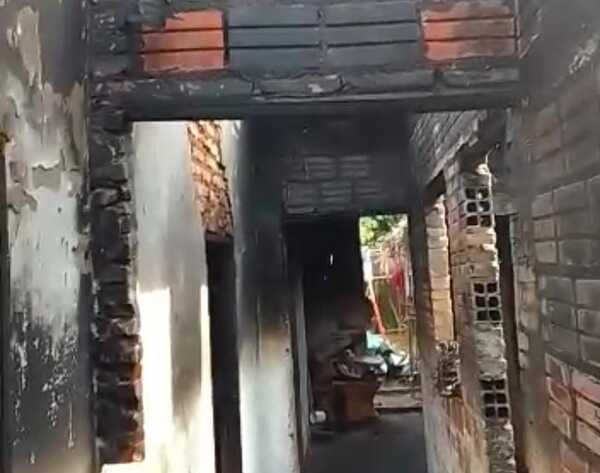 Diario HOY | Llamado solidario: su casa se incendió y perdió todo lo que tenía