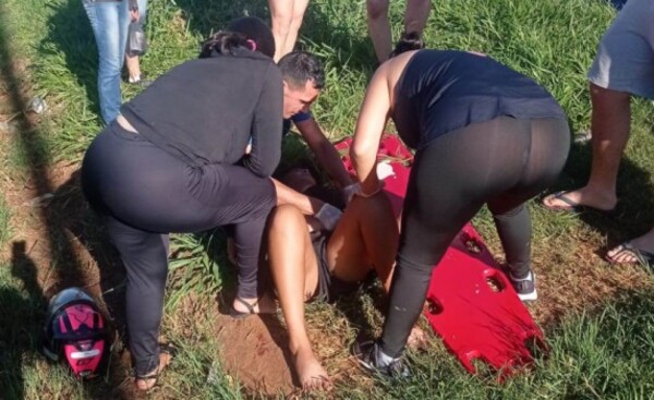 Dos lesionados en confuso episodio en el kilómetro 9