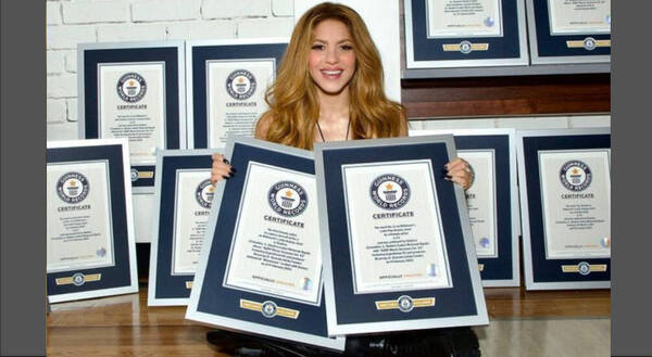 ¡Mirá los 14 récords mundiales Guinness que rompió Shakira!
