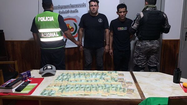 Tras persecución, detienen a presuntos malvivientes que robaron más de G. 6 millones en un asalto