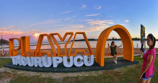 La Nación / Itaipú habilita la playa Tacurú Pucú de Hernandarias