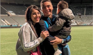 (Video). El festejo purete de la esposa e hijo de Miguel Almirón