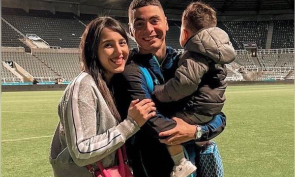 (Video). El festejo purete de la esposa e hijo de Miguel Almirón