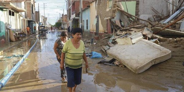 Temporada de lluvias en Perú deja casi 60 muertos y más de 12 mil damnificados