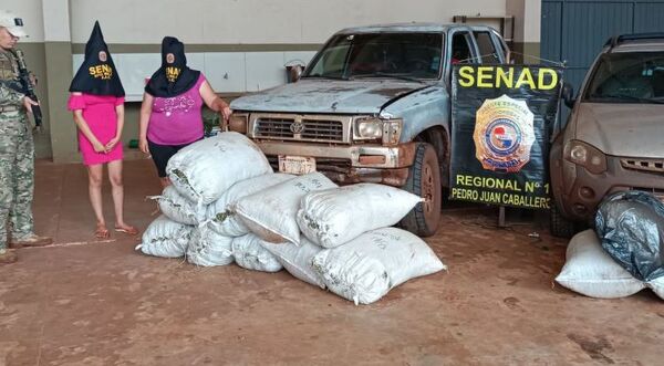 Caen con marihuana abuela y nieta en Colonia Yvypé